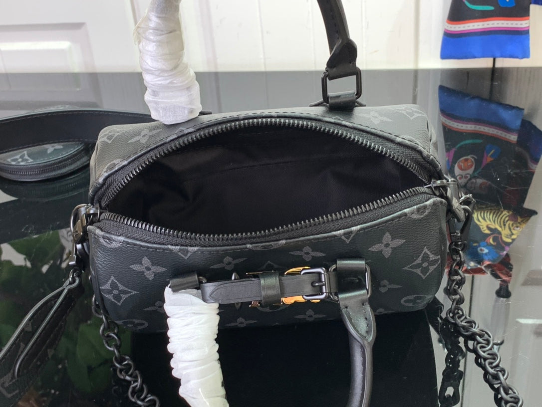 Lv Speedy Bandoulière 18 Black