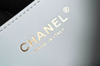 Chanel Mini Flap Bag com alça Pearl Crush