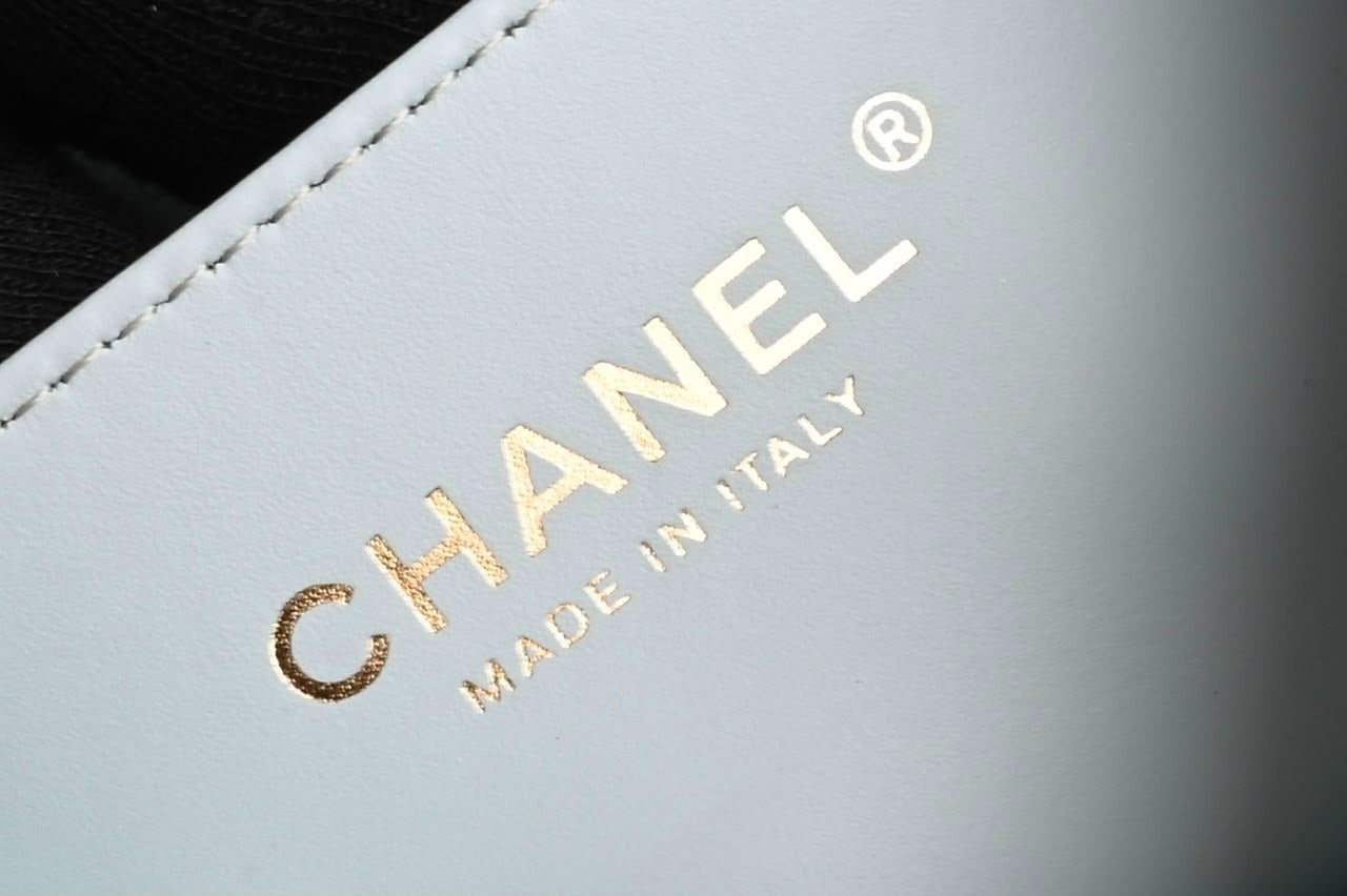 Chanel Mini Flap Bag com alça Pearl Crush