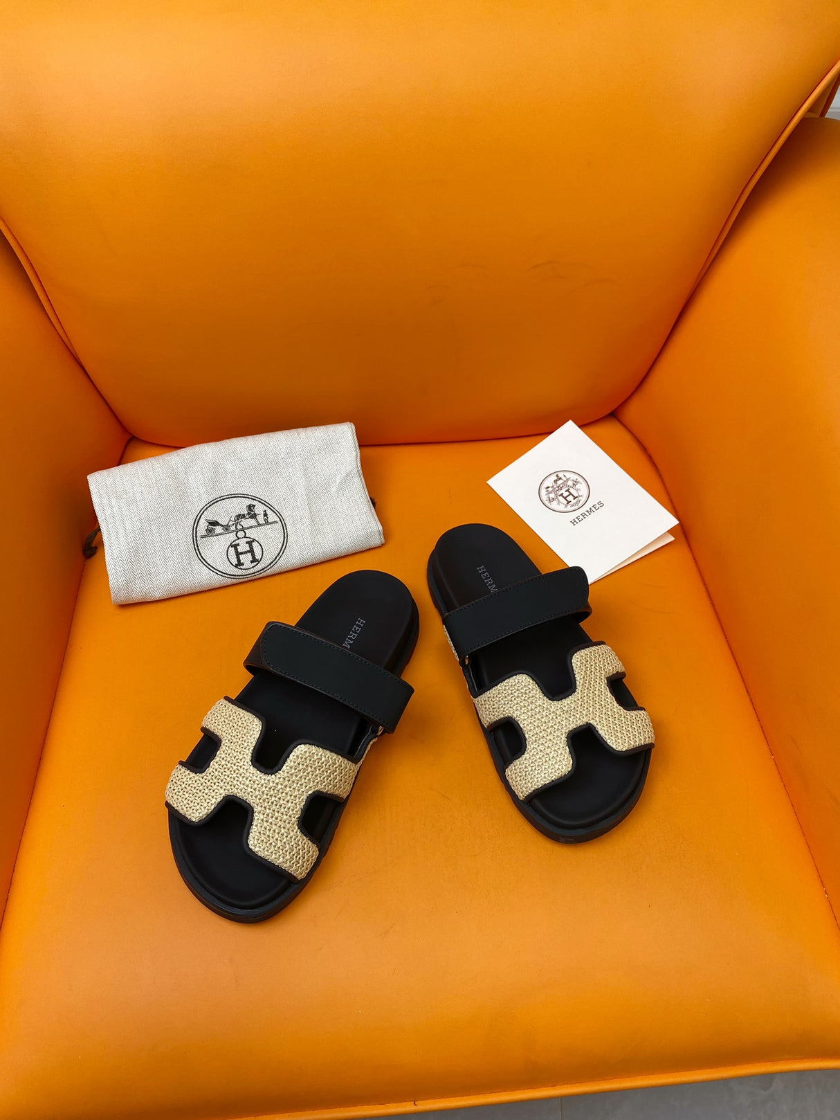 Hermes Chypre Sandal Black