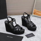 Saint Laurent Espadrille Tribute Black
