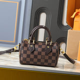 Louis Vuitton Nano Speedy Canvas Damier Ébène