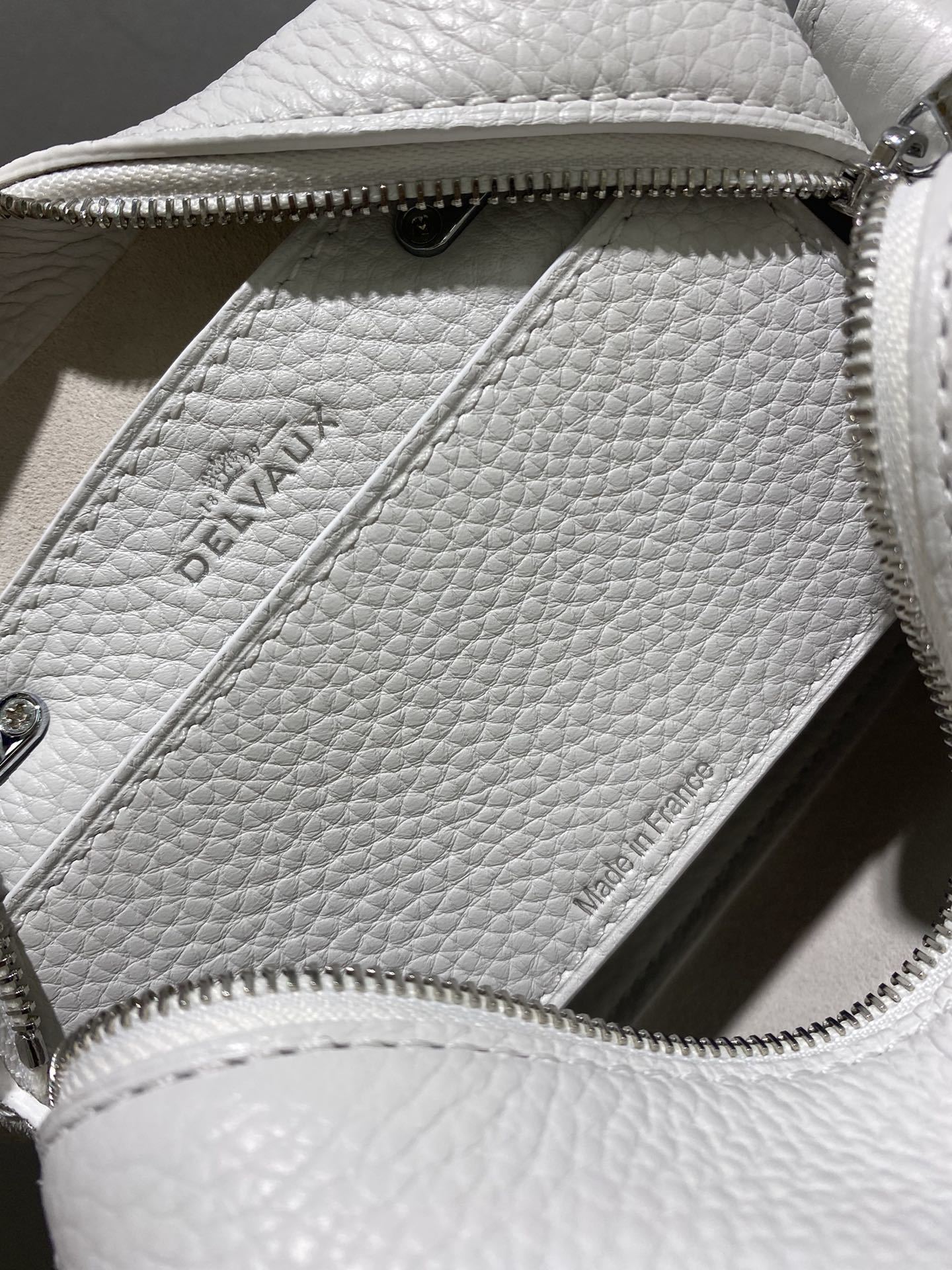 Delvaux Cool Box Nano White