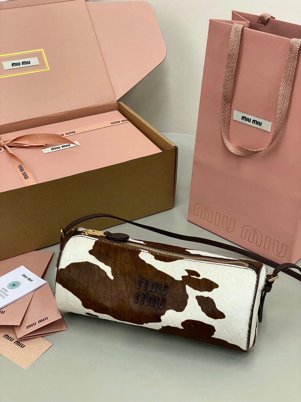 Miumiu crossbody bag cow