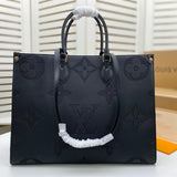 BOLSA LV ONTHEGO EMPREINTE GIANT MONOGRAM GM BLACK