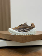 Tênis Moncler Trailgrip LP Marrom Taupe / Off White