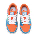 Tênis Nike Dunk Low Multi-Color orange infantil