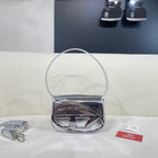 Diesel 1DR Shoulder Bag Nappa Leather prata