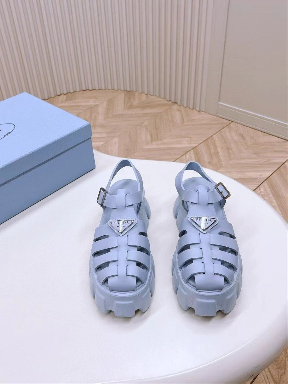 Prada Monolith blue