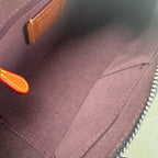 Coach Asher Shoulder Bag Shiny Crinkle Leather Black