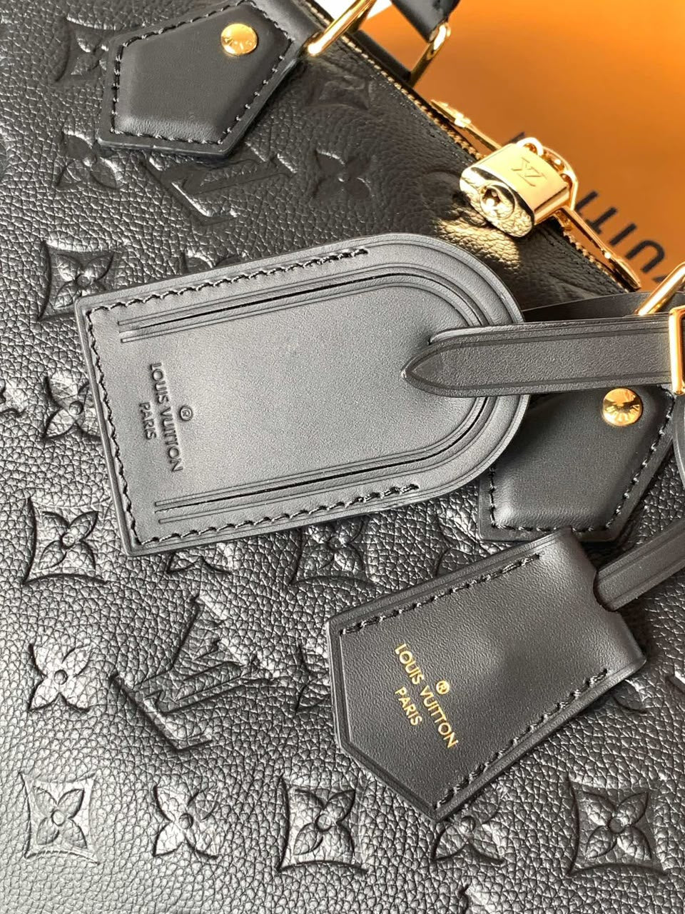 Louis Vuitton Speedy 30 B Soft Denim Black