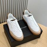 TÊNIS YVES SAINT LAURENT MESH AND LEATHER SNEAKERS LACE-UP