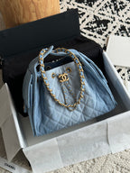 Bolsa Hobo  Chanel 25 Denim Small