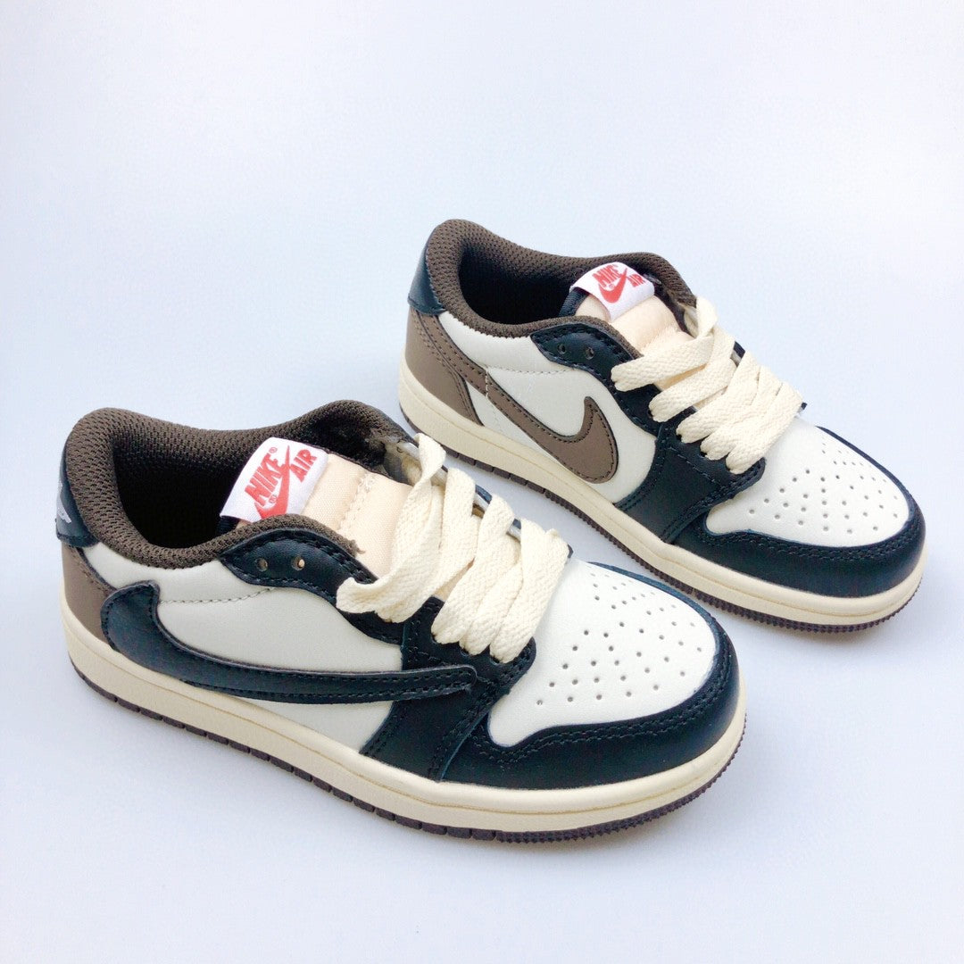 Jordan 1 Retro  x Travis Scott Brown and Black Infantil