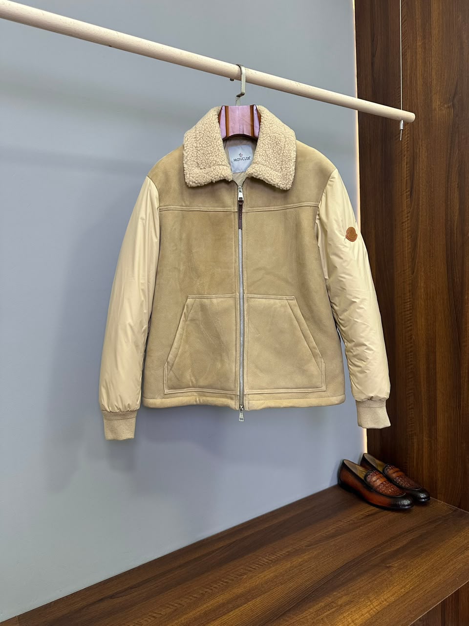 Moncler Tonnay Jacket Beige