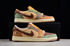 Air Jordan 1 Low Voodoo Flax and Oil Green DZ7292-200