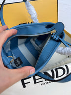 Fendi Roll Tote Mini FF Blue