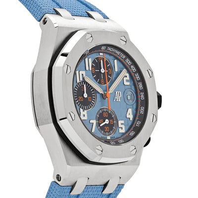 Relógio Audemars Piguet Royal Oak Chronograph Stainless Steel Blue Dial