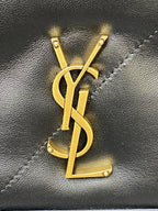 Saint Laurent Jamie 4.3 Shopping Tote Black Gold With Pouch