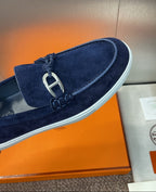HERMES LOAFER Dark Blue
