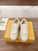 Fendi Match sneakers in white brown