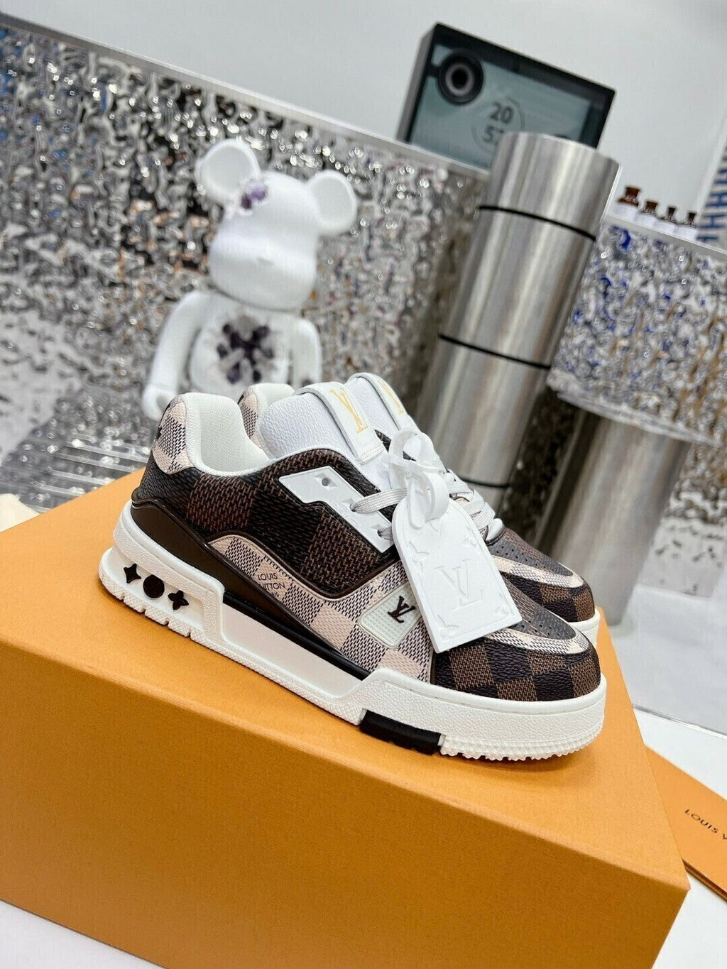 Louis Vuitton LV Trainer #54 Damier Ebene Multi