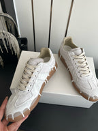 Maison Margiela Replica Low "Paint Drip Bianchetto Linen/Canvas