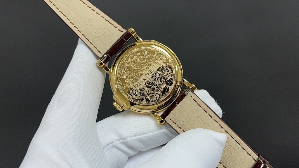 Patek Philippe Calatrava "Officer's Case" Silver Opaline Dial