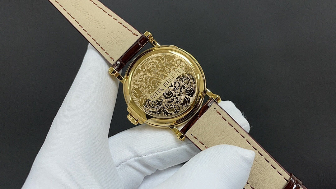 Patek Philippe Calatrava "Officer's Case" Silver Opaline Dial