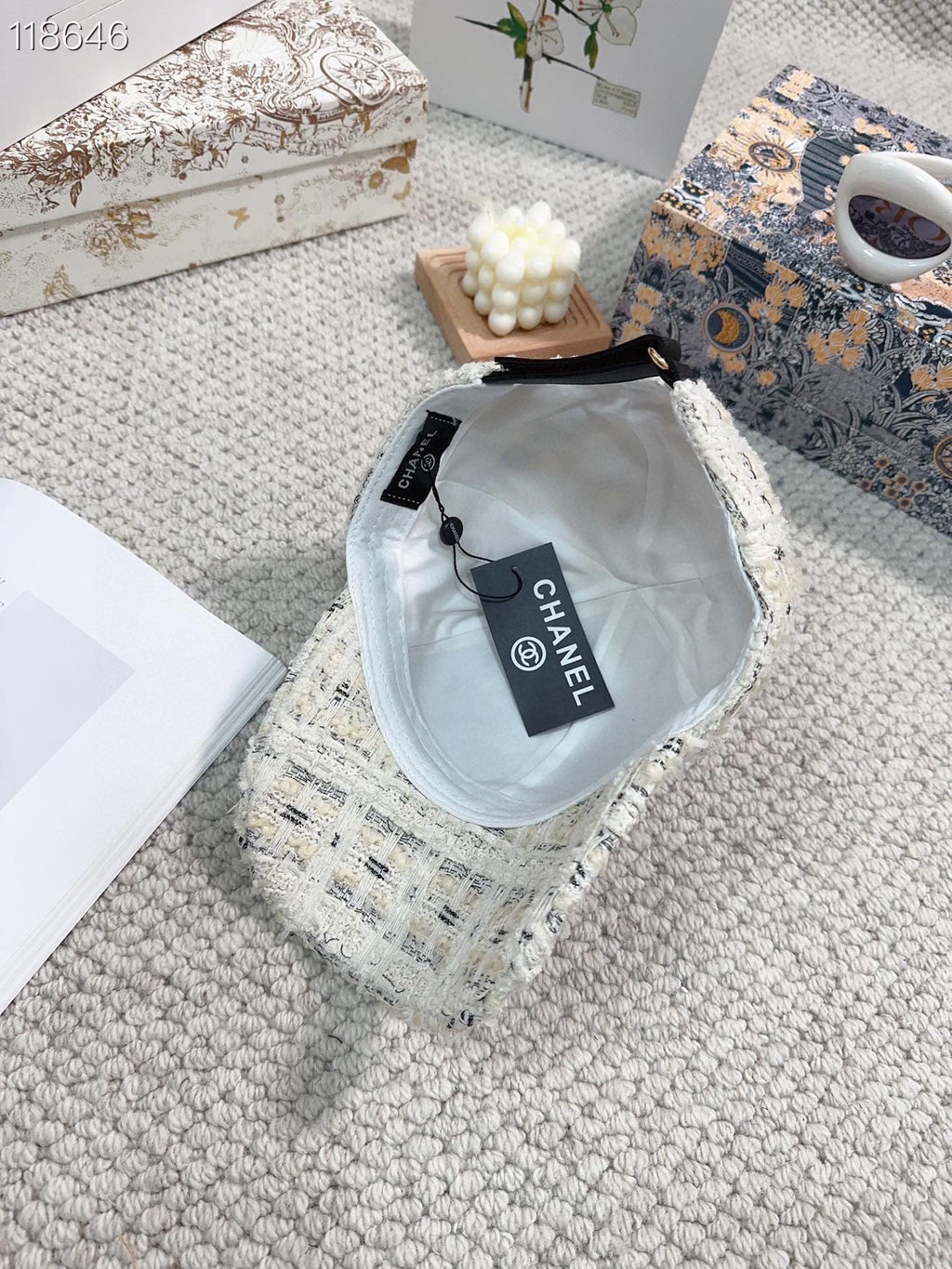 Boné Chanel (Pronta entrega)