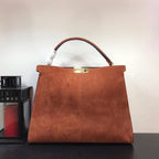 Fendi Peekaboo X-Lite Camurça Brown