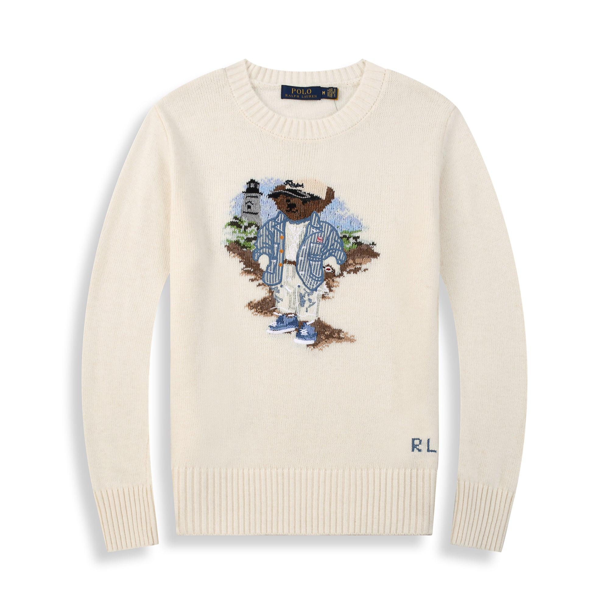 Polo Ralph Lauren Suéter de Tricô Coastal/Lighthouse Polo Bear
