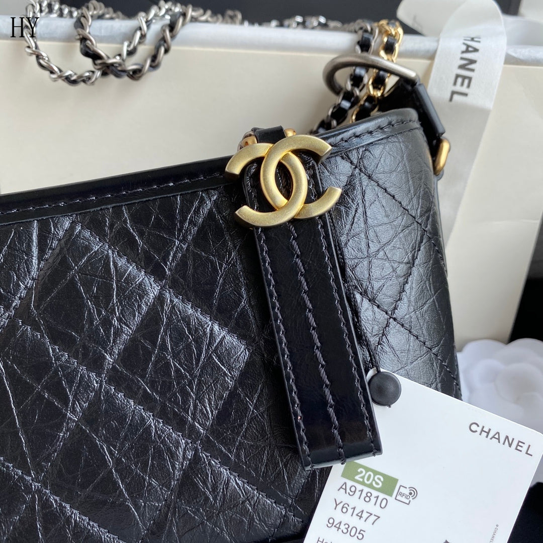 Chanel Gabrielle Hobo Bag Small Black
