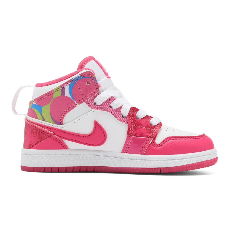 Air Jordan 1 Mid SE Pink infantil