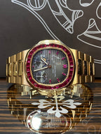 Relógio Patek Philippe Nautilus Bezel Set With Baguette Rubies