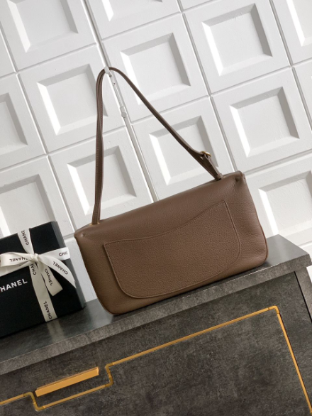 Chanel Maxi Souplissimo Flap Bag brown