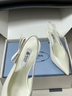Prada  Slingback Pumps  White