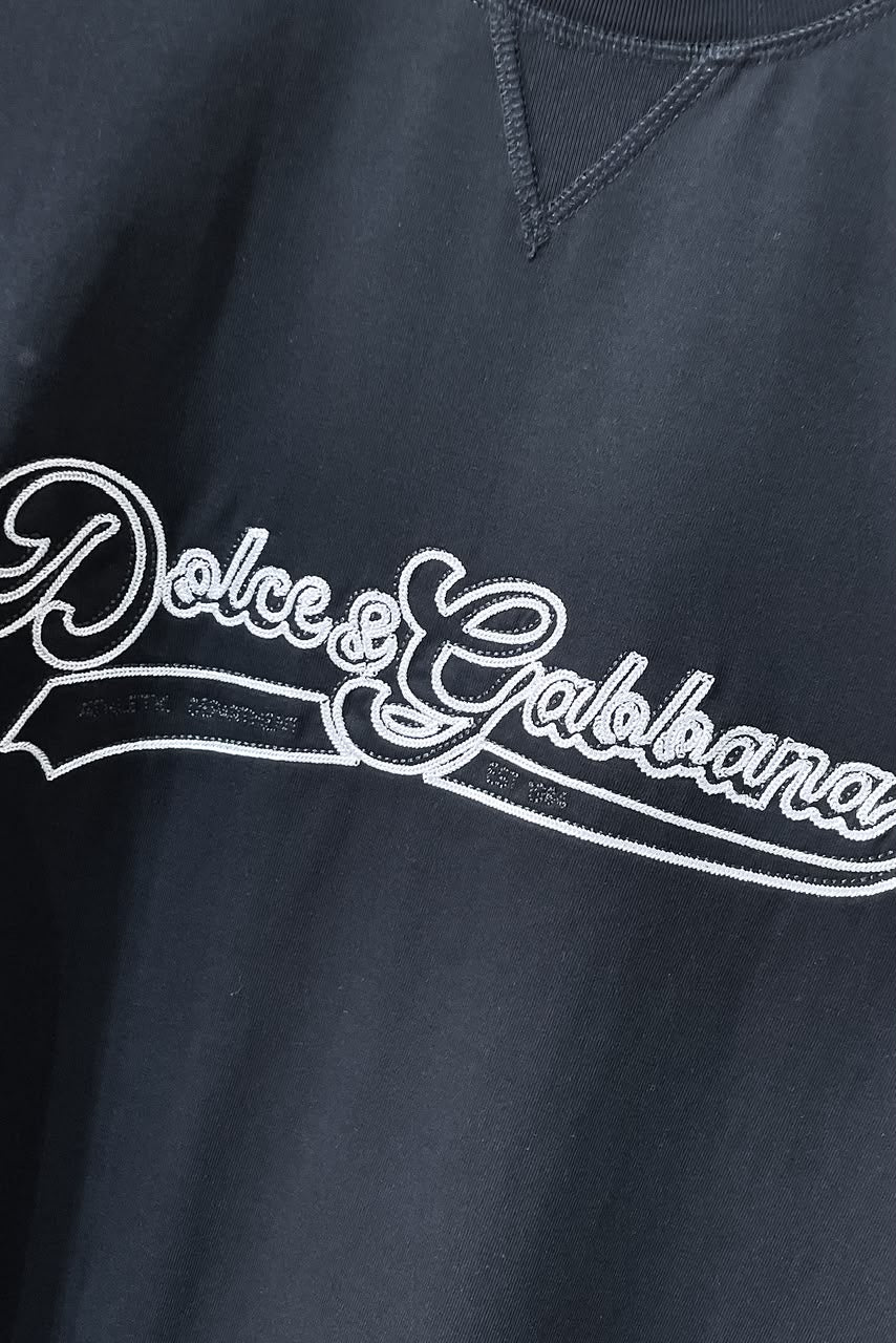 Dolce & Gabbana Embroidered Cotton T-Shirt Athletic Department Collection)