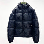 Jaqueta Puffer Gucci Jumbo GG Nylon Canvas