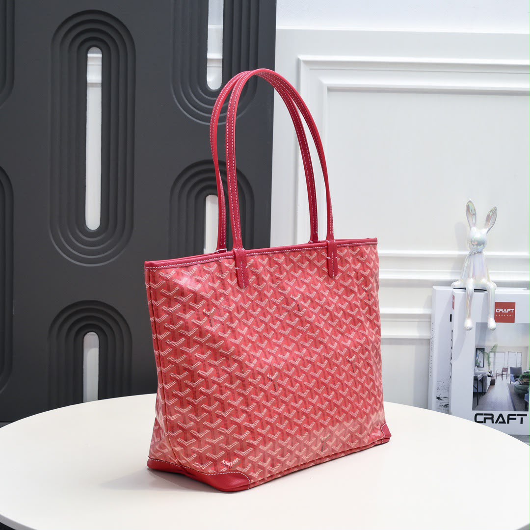 Bag Goyard Saint Louis Tote Red