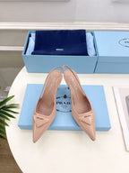 Prada Scarpin Slingback beige