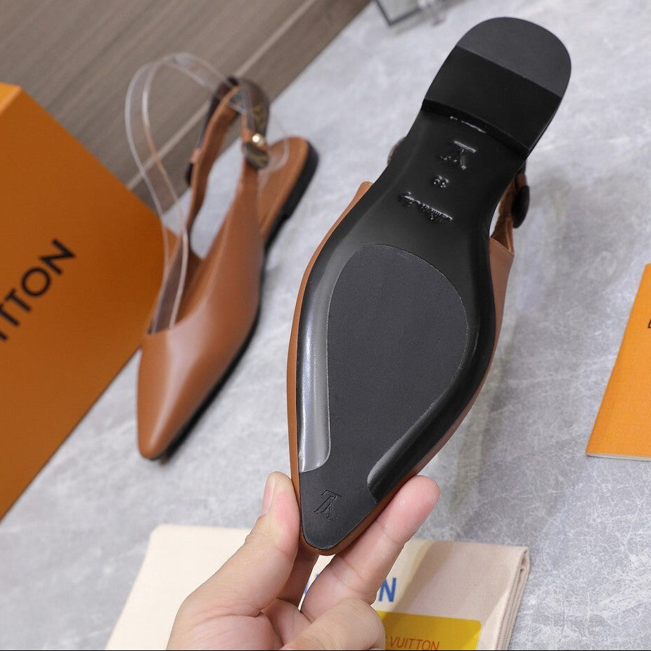 Louis Vuitton Ballerina Legacy Slingback Brown