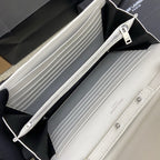 Saint Laurent Shoulder Bag White Ferragens Prata