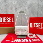 Diesel 1DR Shoulder Bag Nappa Leather White