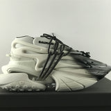 Balmain Unicorn Low-Top White Black Gradiant