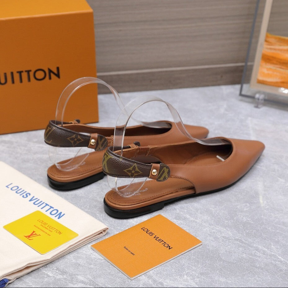 Louis Vuitton Ballerina Legacy Slingback Brown