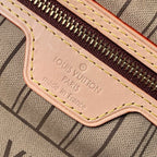 Lv Neverfull Inside Out MM Brown and Beige