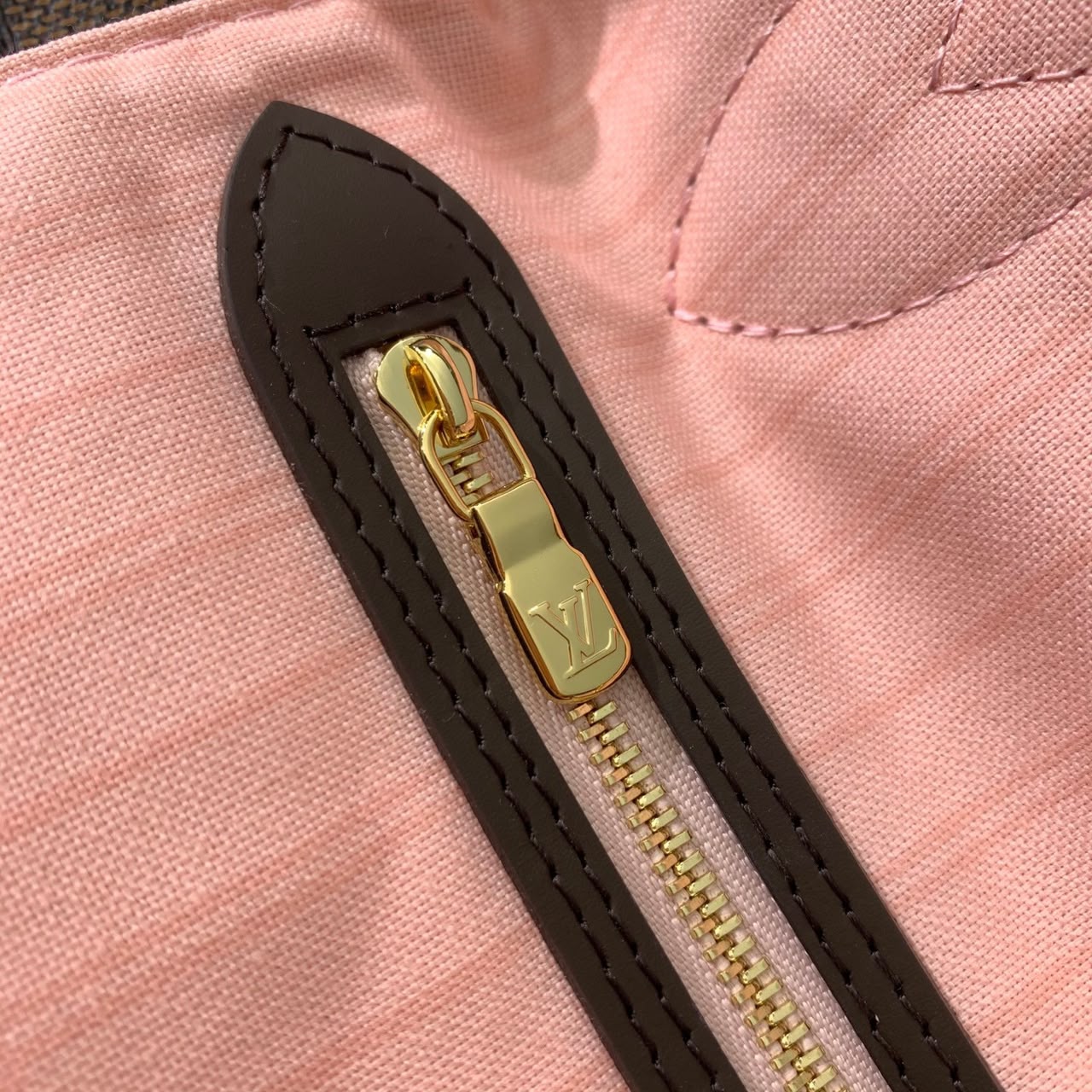 LV Neverfull GM Bag Marrom Estampa Damier Ebene