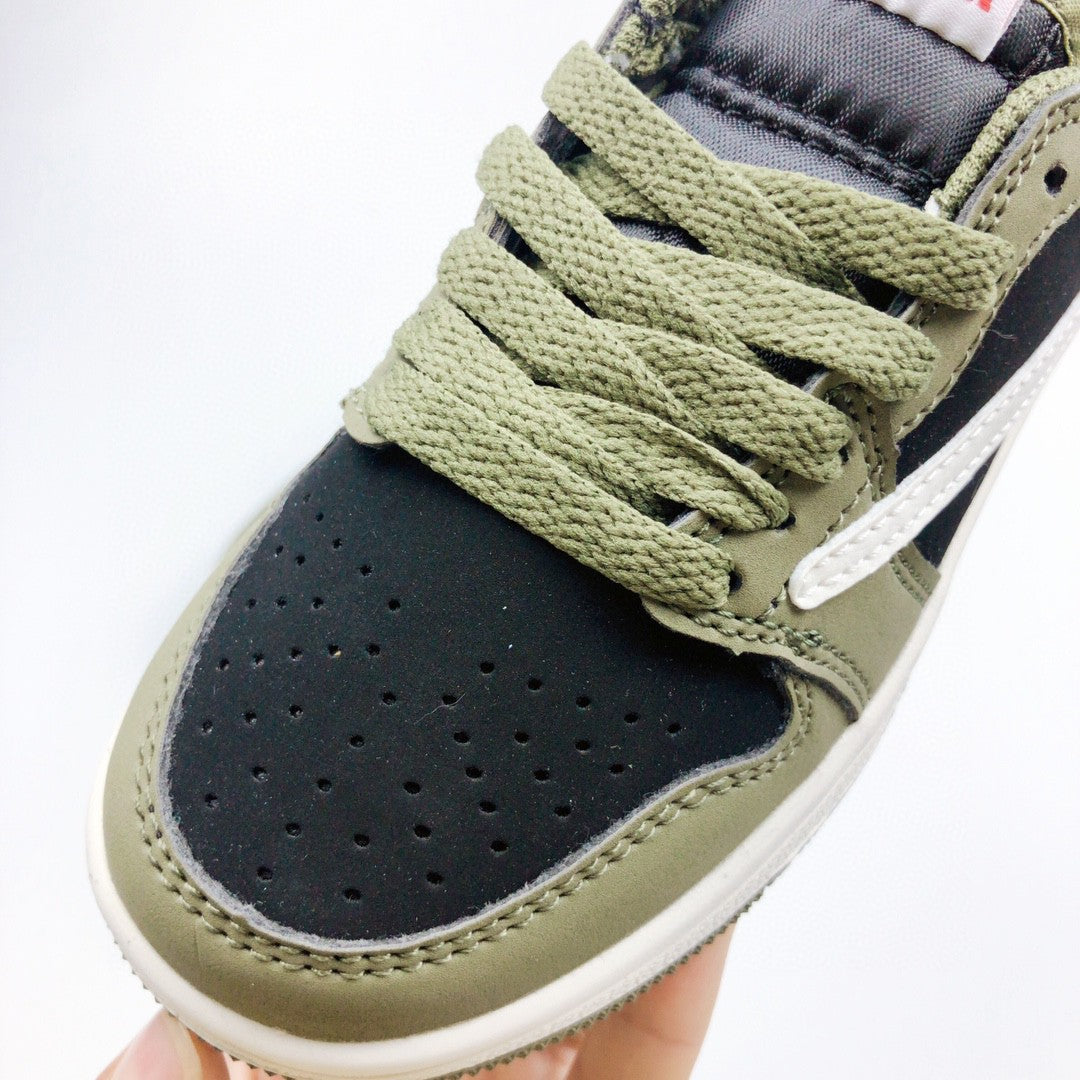 Jordan 1 Retro  x Travis Scott Green Infantil