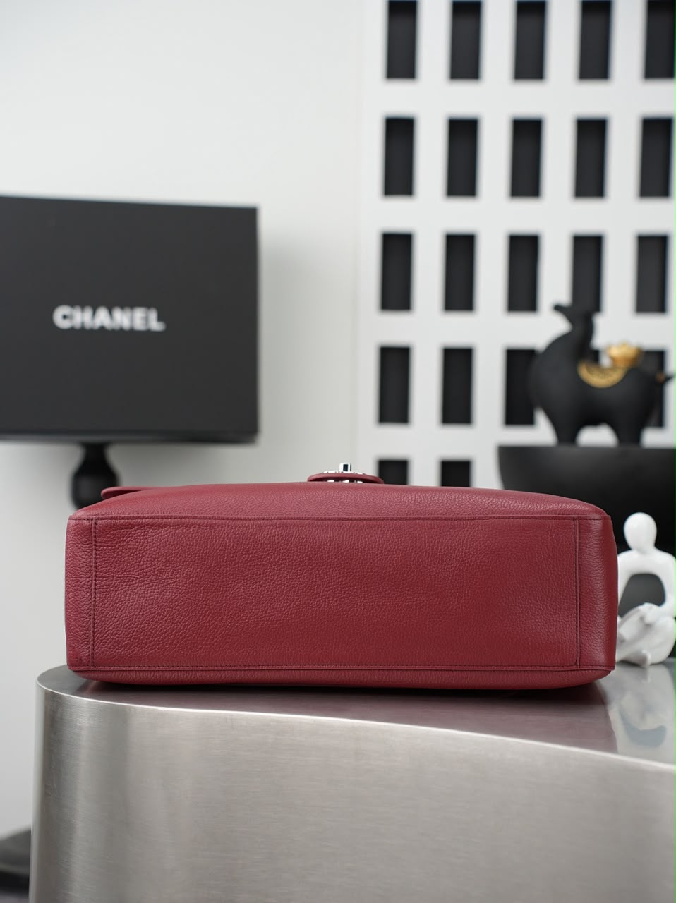 Chanel Spring-Summer Maxi Flap Bag Red